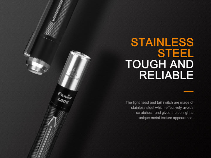 Fenix LD02 V2.0 EDC LED Penlight with UV Lighting - Fenix Store