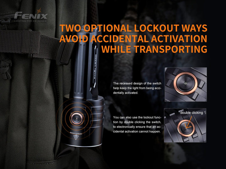 Fenix LR35R Rechargeable LED Flashlight - 10,000 Lumens - Fenix Store