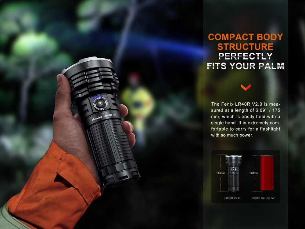 Fenix LR40R V2.0 Rechargeable LED Searchlight - Fenix Store