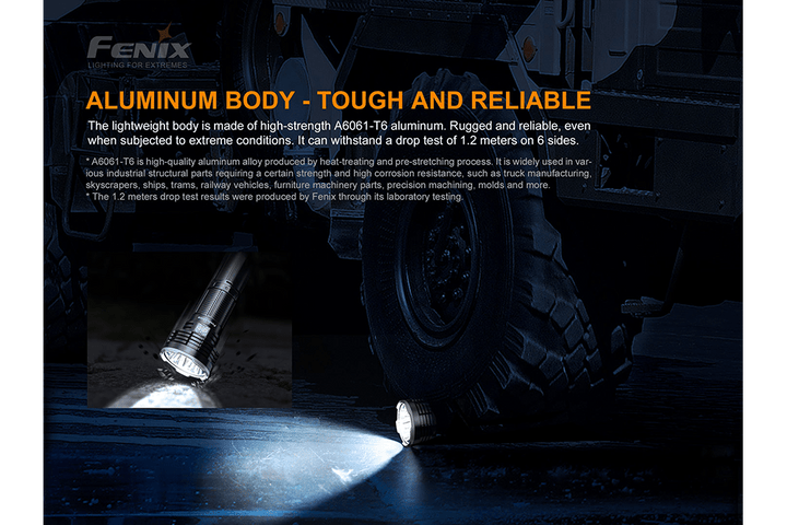 Fenix LR50R Multifunctional LED Search Light - 12000 Lumens - Fenix Store