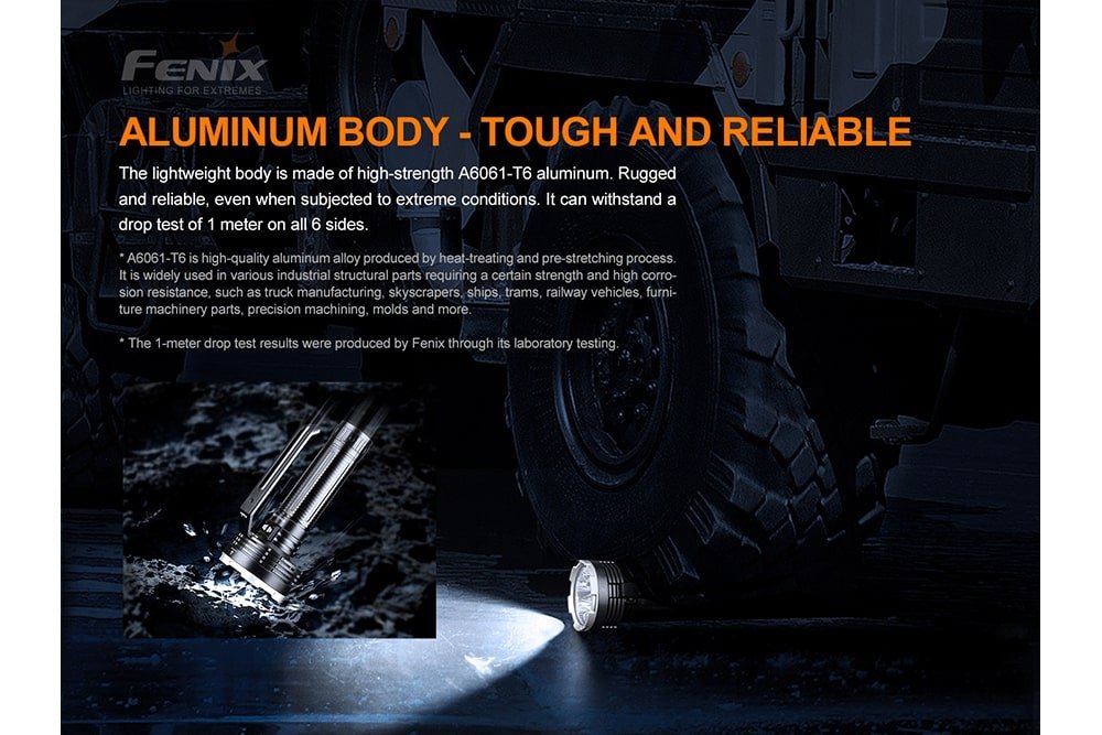 Fenix LR80R Rechargeable LED Searchlight - 18000 Lumens - Fenix Store