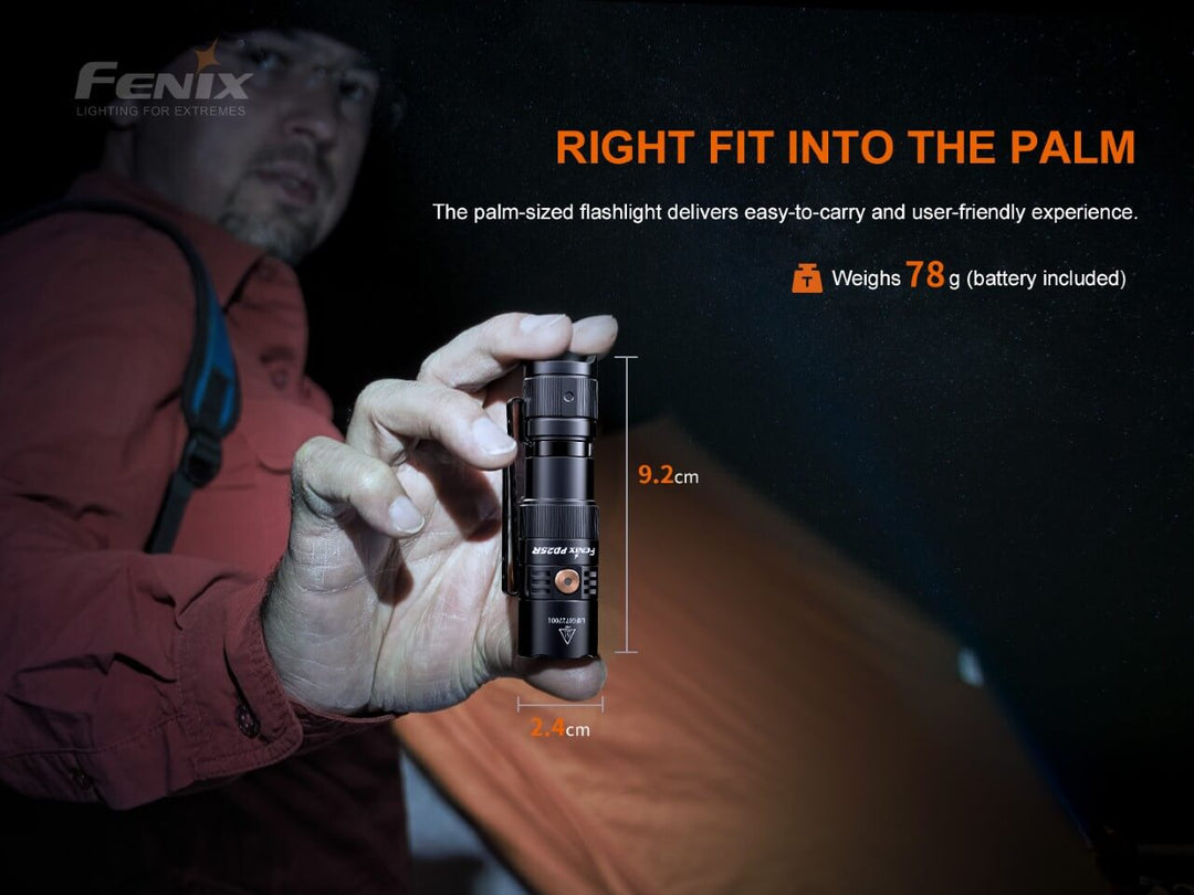 Fenix PD25R Rechargeable LED Flashlight - Fenix Store