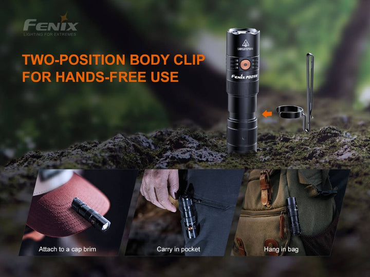 Fenix PD25R Rechargeable LED Flashlight - Fenix Store