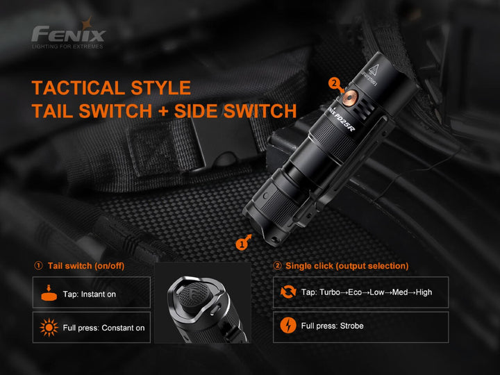Fenix PD25R Rechargeable LED Flashlight - Fenix Store