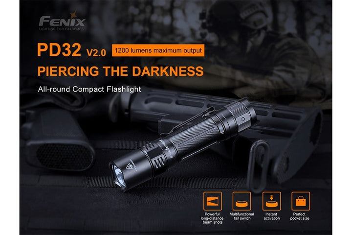 Fenix PD32 V2.0 LED Flashlight - Discontinued - Fenix Store
