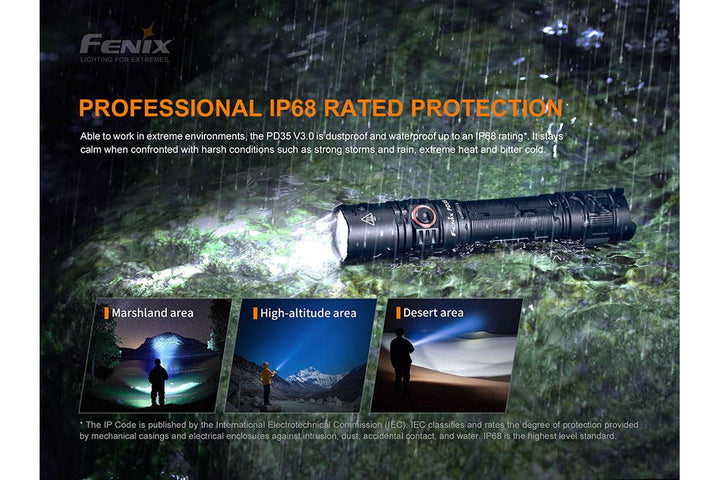 Fenix PD35 V3.0 Everyday Carry Flashlight - 1700 Lumens - Fenix Store