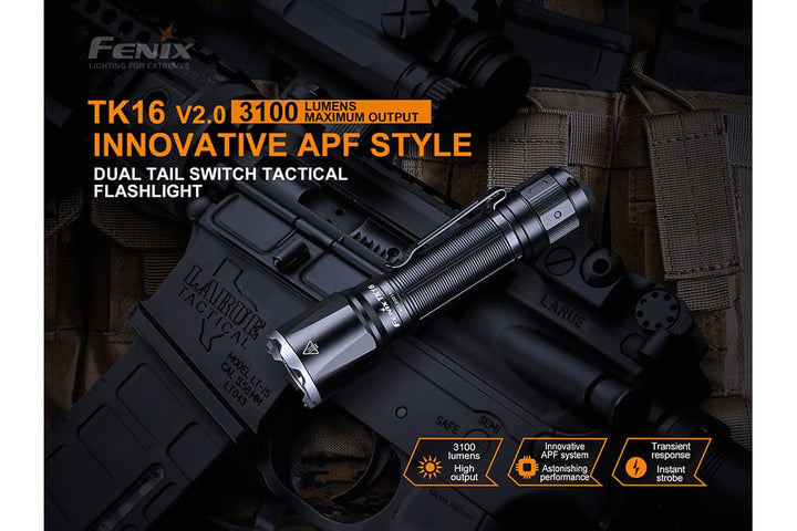 Fenix TK16 V2.0 Tactical Flashlight - 3100 Lumens - Fenix Store