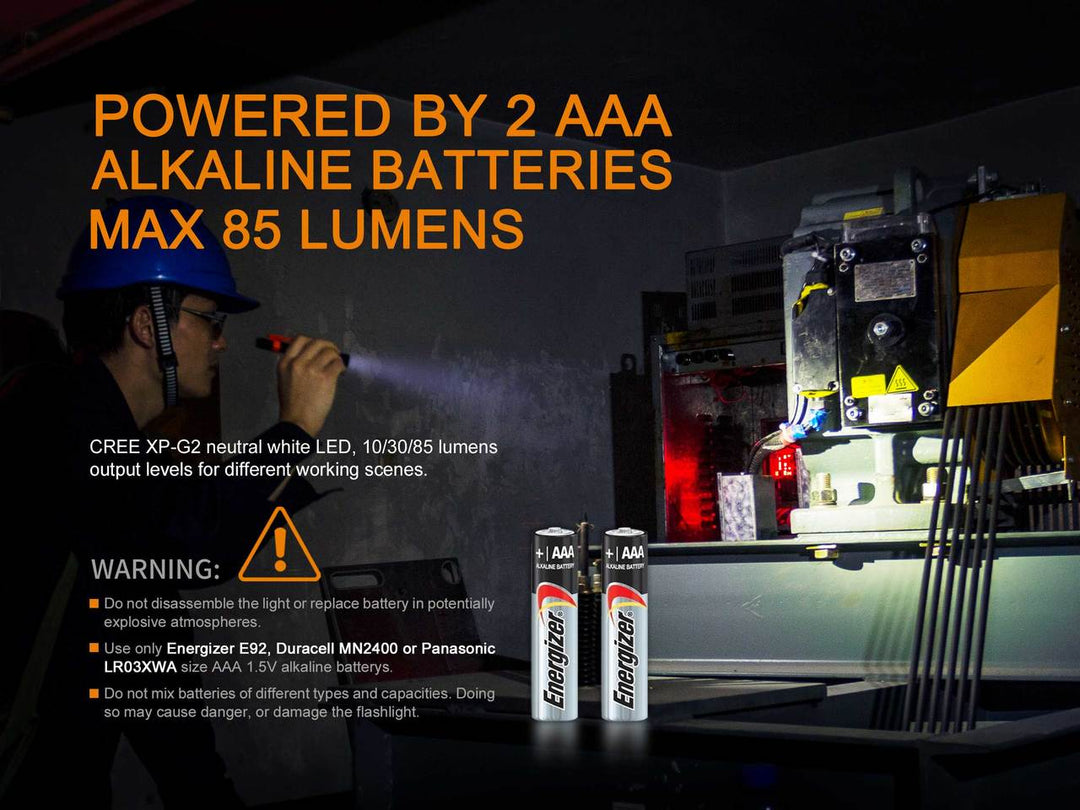Fenix WF05E Intrinsically Safe Flashlight - Fenix Store