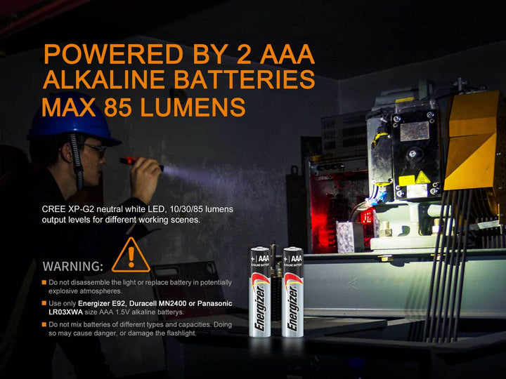 Fenix WF05E Intrinsically Safe Flashlight - Fenix Store