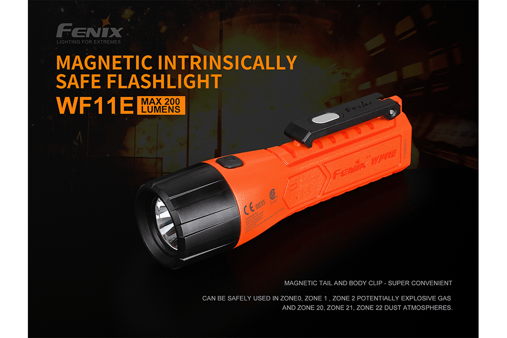 Fenix WF11E Intrinsically Safe Flashlight - Fenix Store