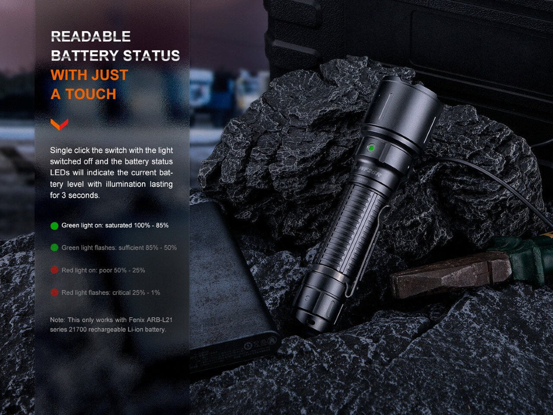 Fenix WF26R Cradle Charging LED Work Flashlight - Fenix Store