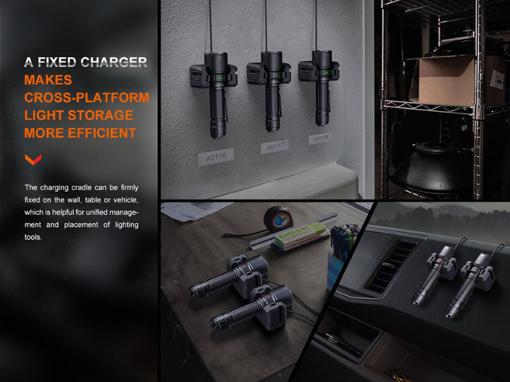 Fenix WF26R Cradle Charging LED Work Flashlight - Fenix Store