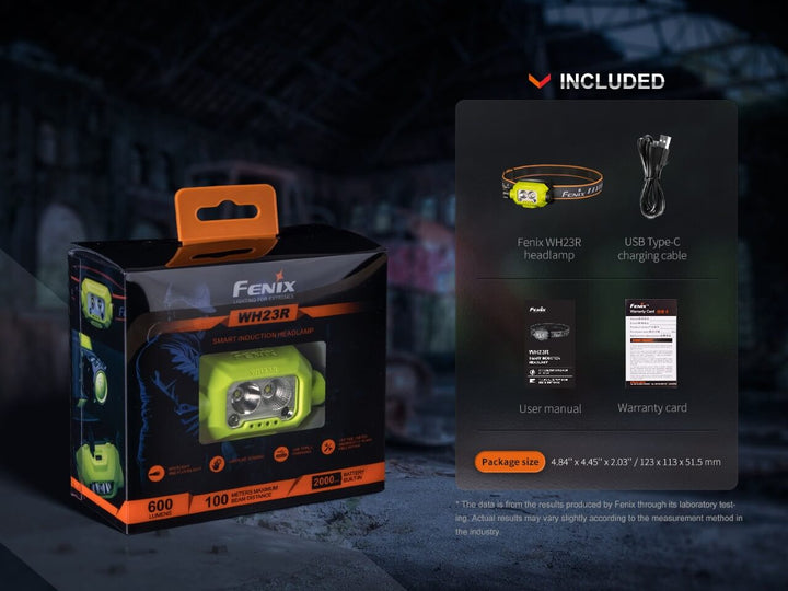 Fenix WH23R Gesture Sensing Industrial LED Headlamp - Fenix Store