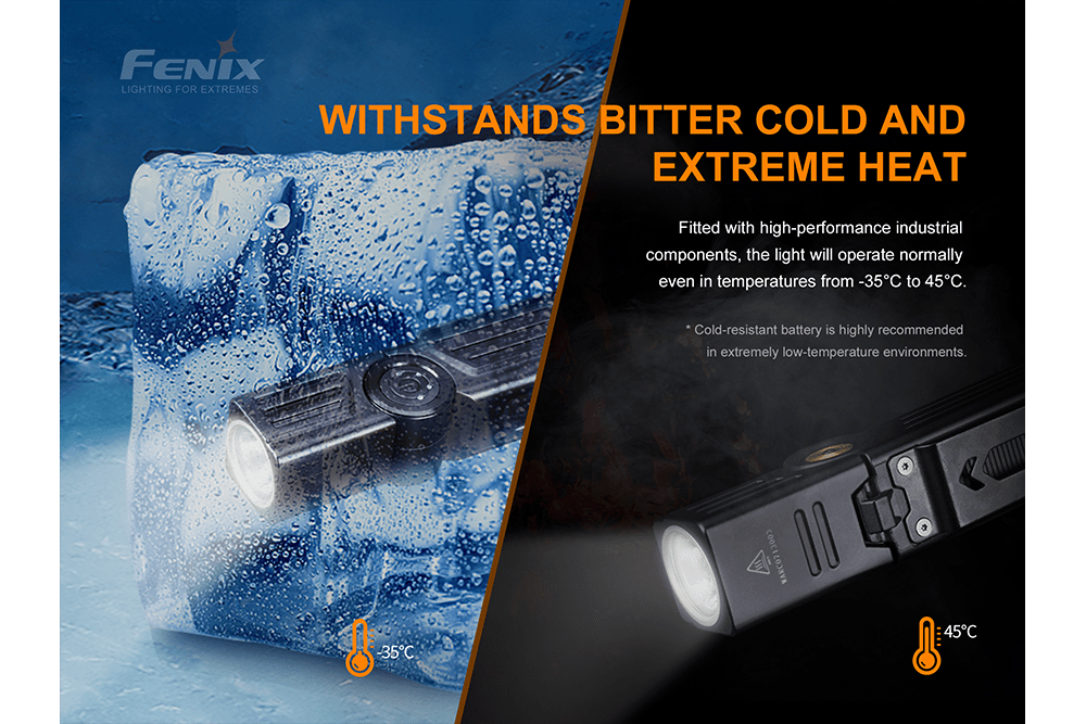 Fenix WT25R Adjustable Head LED Flashlight - 1000 Lumens - Fenix Store