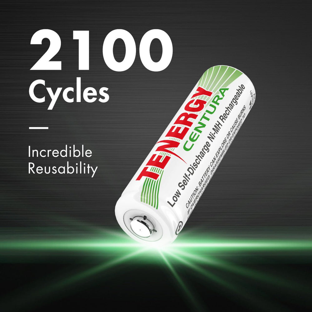 Tenergy AAA Centura NiMH Rechargeable Battery - 4 Pack - Fenix Store